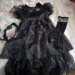 Halloween  Wednesday Adams costume 8 - 10