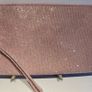 Irish designer DICE Soft Pink Shimmer Clutch Bag Immaculate Condition Image 2