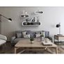BRAND NEW Decorative Floating Shelves Set of 3 Large, Medium and Small Screws and Anchors for Bedroom, Living Room and more Image 4