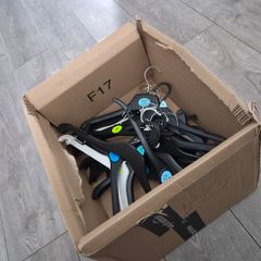 Box Assortment of 24 clothes hangers FREE