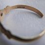 Vintage 9ct Yellow Gold 375  Claddagh Ring adjustable size 0,93g Image 8