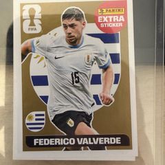 Rare Panini World Cup Extra Sticker - GOLD Valverde