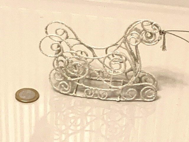 Metal Sleigh Xmas Decoration