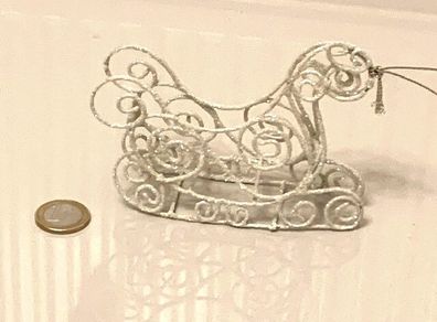 Metal Sleigh Xmas Decoration