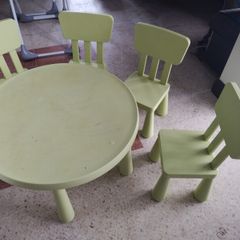 kids table and chairs