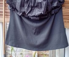 Organza Feature Bandeau Top