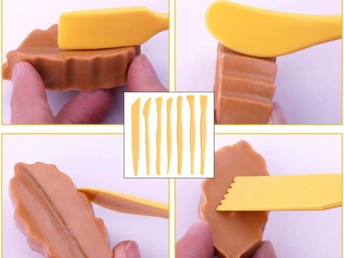 40Pcs Pottery Clay Sculpting Tools, Wooden Pottery Carving Tools Set Sculpture Ceramic Tools Kit Used for for Shaping, Modeling, Smoothing (FREE POSTAGE)