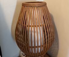 Jysk 'Dani' Natural Rattan/Bamboo Floor Lamp