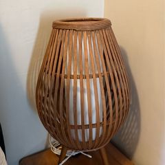 Jysk 'Dani' Natural Rattan/Bamboo Floor Lamp