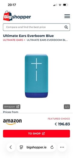 Ultimate Ears - Everboom Portable speaker