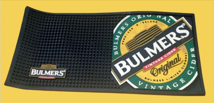 Vintage Bulmers Cider Rubber Bar Runner New