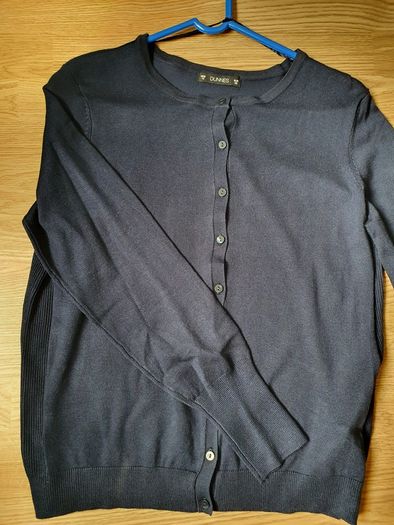 New - A Size 14 Navy Round Neck Cardigan