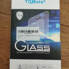 Samsung A70 Screen Protector: New TQmate 2Pack, Tempered glass with 9H Hardness, Scratch resistant,  Round Edge