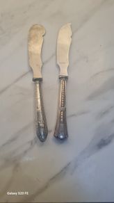 Antique silver handled knifes
