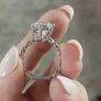 Engagement/Anniversary Moissanite Rings - 2 Rings Image 5