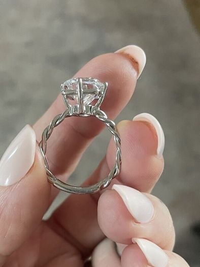 Engagement/Anniversary Moissanite Rings - 2 Rings