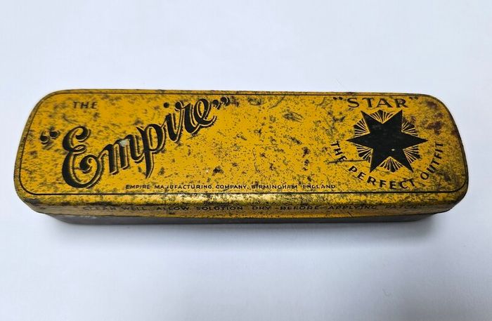 Vintage Empire Star Puncture Repair Kit Tin