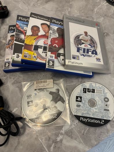 Playstation 2 Ps2 slimline with games