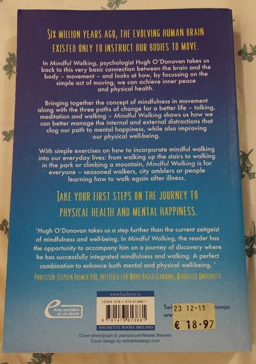 Mindful Walking Book by Hugh O'Donovan