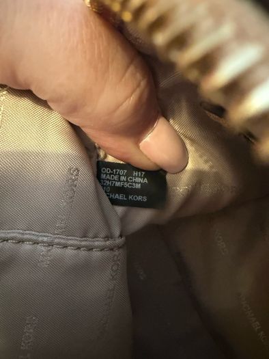 Gold Michael Kors Handbag