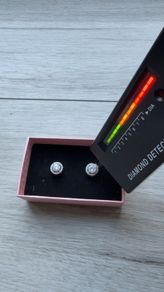 2 CT VVS1 Diamond Halo earrings