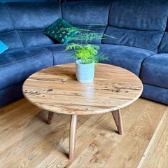 Spalted beech and walnut coffee table