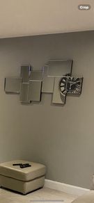Heavy duty wall mirror