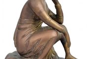 Late 19th - early 20th century brass/bronze sculpture