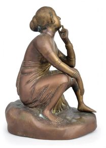 Late 19th - early 20th century brass/bronze sculpture
