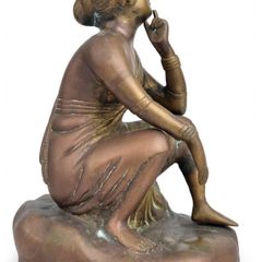 Late 19th - early 20th century brass/bronze sculpture