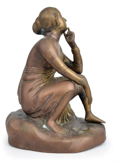 Late 19th - early 20th century brass/bronze sculpture