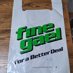 Fine Gael plastic bag