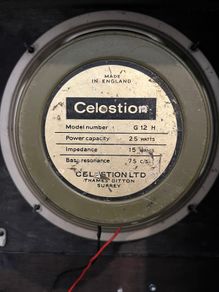 Vintage Celestion Greenback Speakers