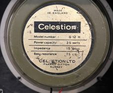 Vintage Celestion Greenback Speakers