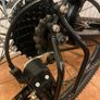 Brand-new Black Bicycle Rear Derailleur Hanger Chain Gear Guard Protector Cover Mountain Bike Cycling Transmission Protection Iron Frame Image 2