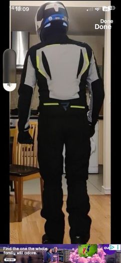 rebel horn motorbike jacket and trousers M