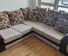 L Shaped Corner Sofa & Armchair