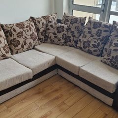 L Shaped Corner Sofa & Armchair
