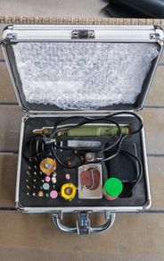 Drillpro Micro Drill Grinder Rotary Tool Set with Accessories   Case