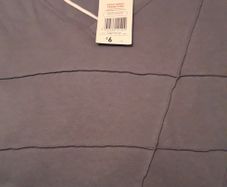 F&F Men's XXXL Blue V-Neck Shirts with White Trim - Set of Two (Brand New & Tagged)