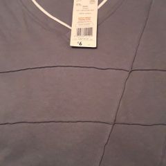 F&F Men's XXXL Blue V-Neck Shirts with White Trim - Set of Two (Brand New & Tagged)