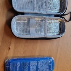 Insulin cooler travel case