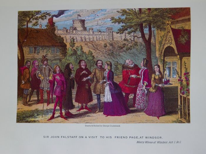 The Library Shakespeare Illustrated by Sir John Gilbert, George Cruikshank & R Dudley - Midpoint Press - Complete Works