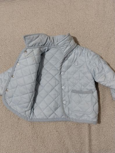 Benetton Baby Blue Quilted Jacket