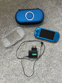 Modded Sony PSP 3000 with Over 100 Games with Case, Charger and PSP Protector