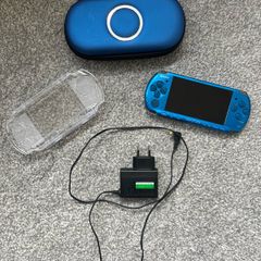 Modded Sony PSP 3000 with Over 100 Games with Case, Charger & PSP Protector