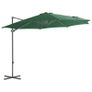 Outdoor Umbrella with Portable Base Green Image 3