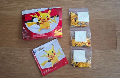 Mega Pokemon Pikachu, 7+, 211 pieces