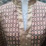 Brown Gold kaftan Small satin top Postage included Image 9