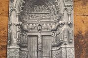 Old Postcard Cathedrale Porche de la Vierge-Mere, Amiens, France - free standard postage